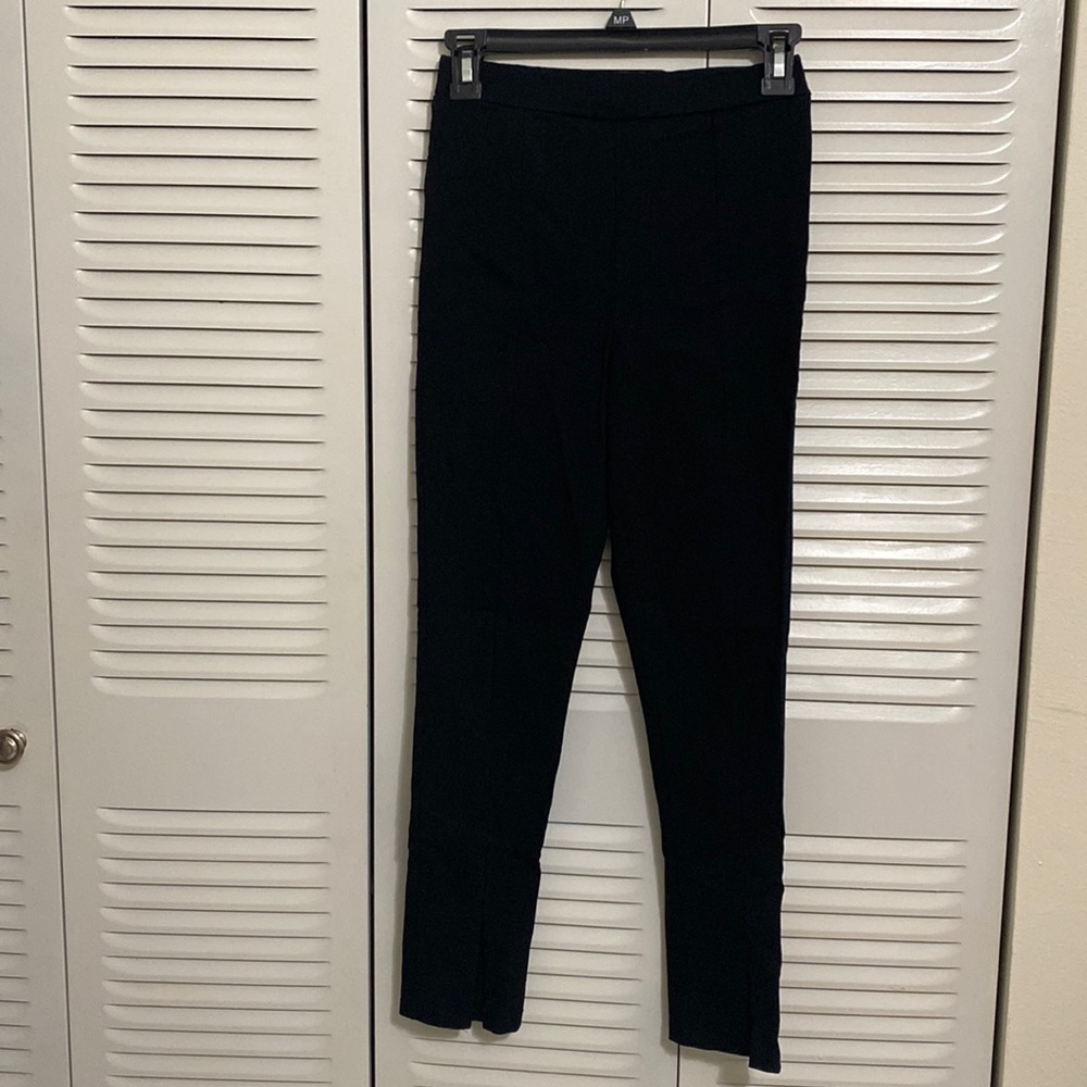 Skinny black work pants. High waisted